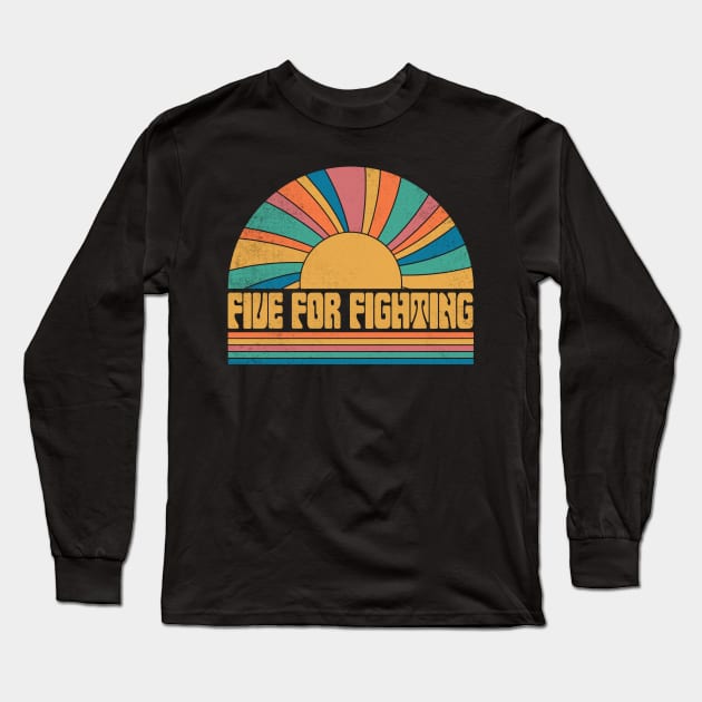 Graphic Fighting Proud Name Distressed Birthday Retro Style Long Sleeve T-Shirt by Friday The 13th